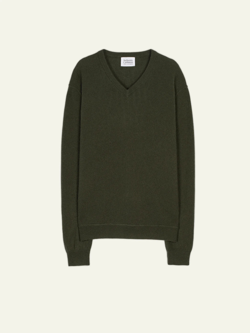 TIMEO pullover v-ausschnitt khaki