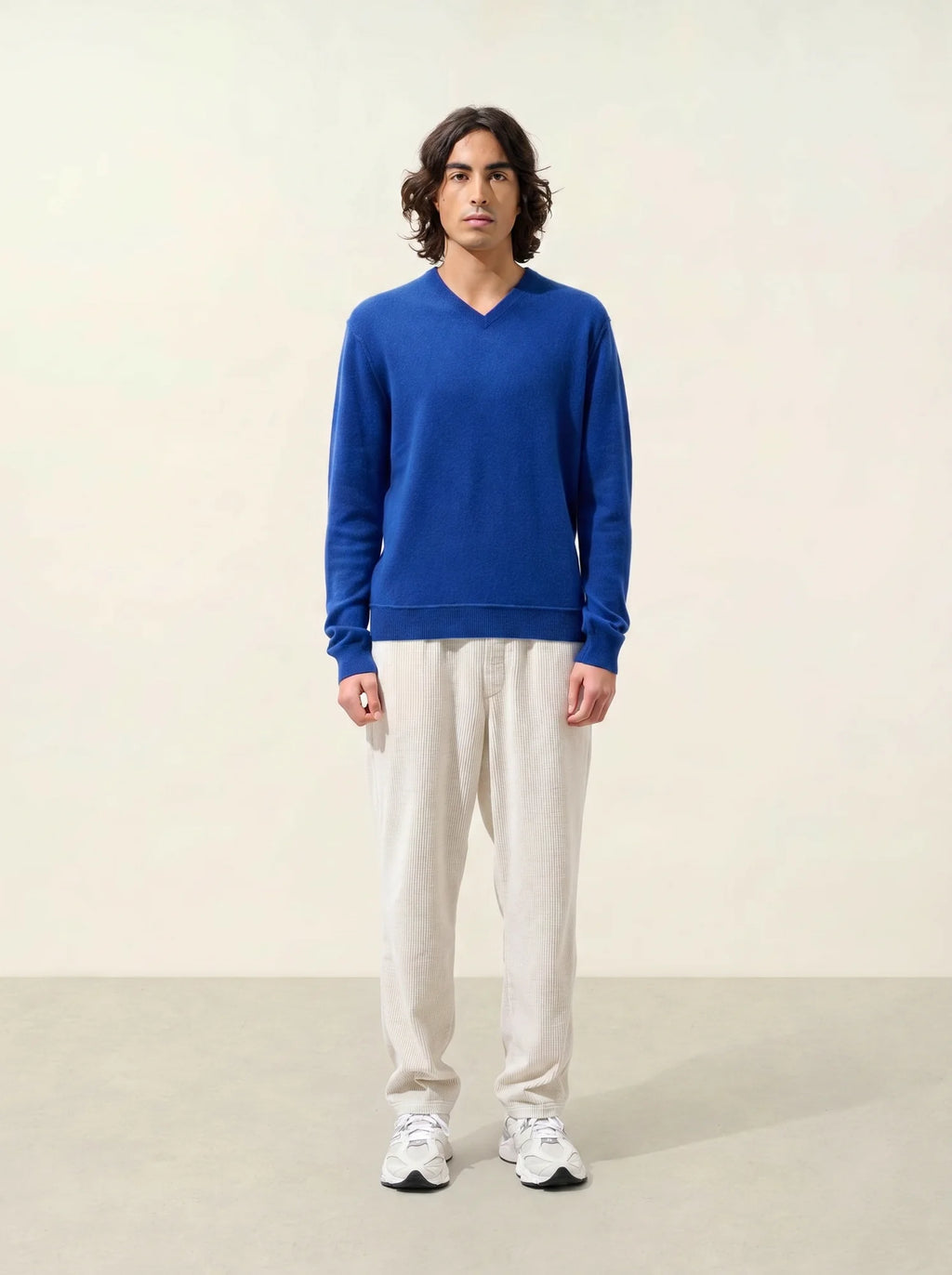 TIMEO pullover v-ausschnitt ultramarin