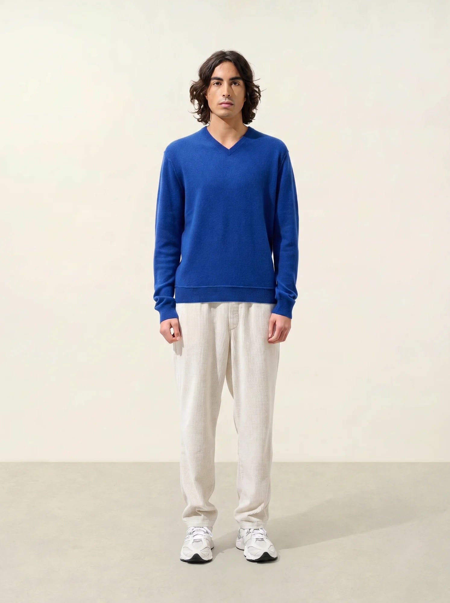 TIMEO pullover v-ausschnitt ultramarin