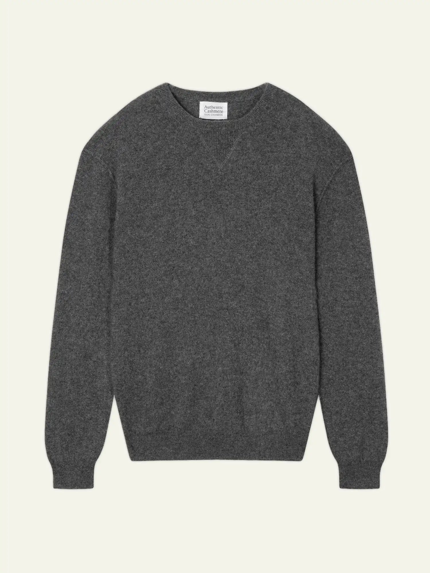 NOLAN sweater crew neck heather charcoal