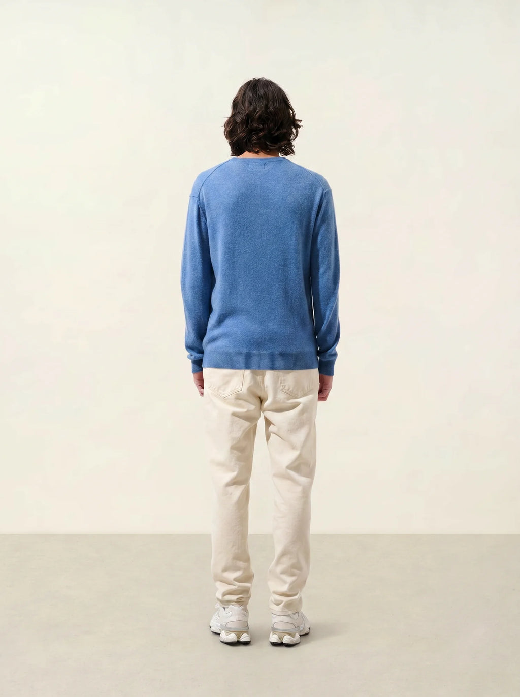 NOLAN sweater crew neck denim blue