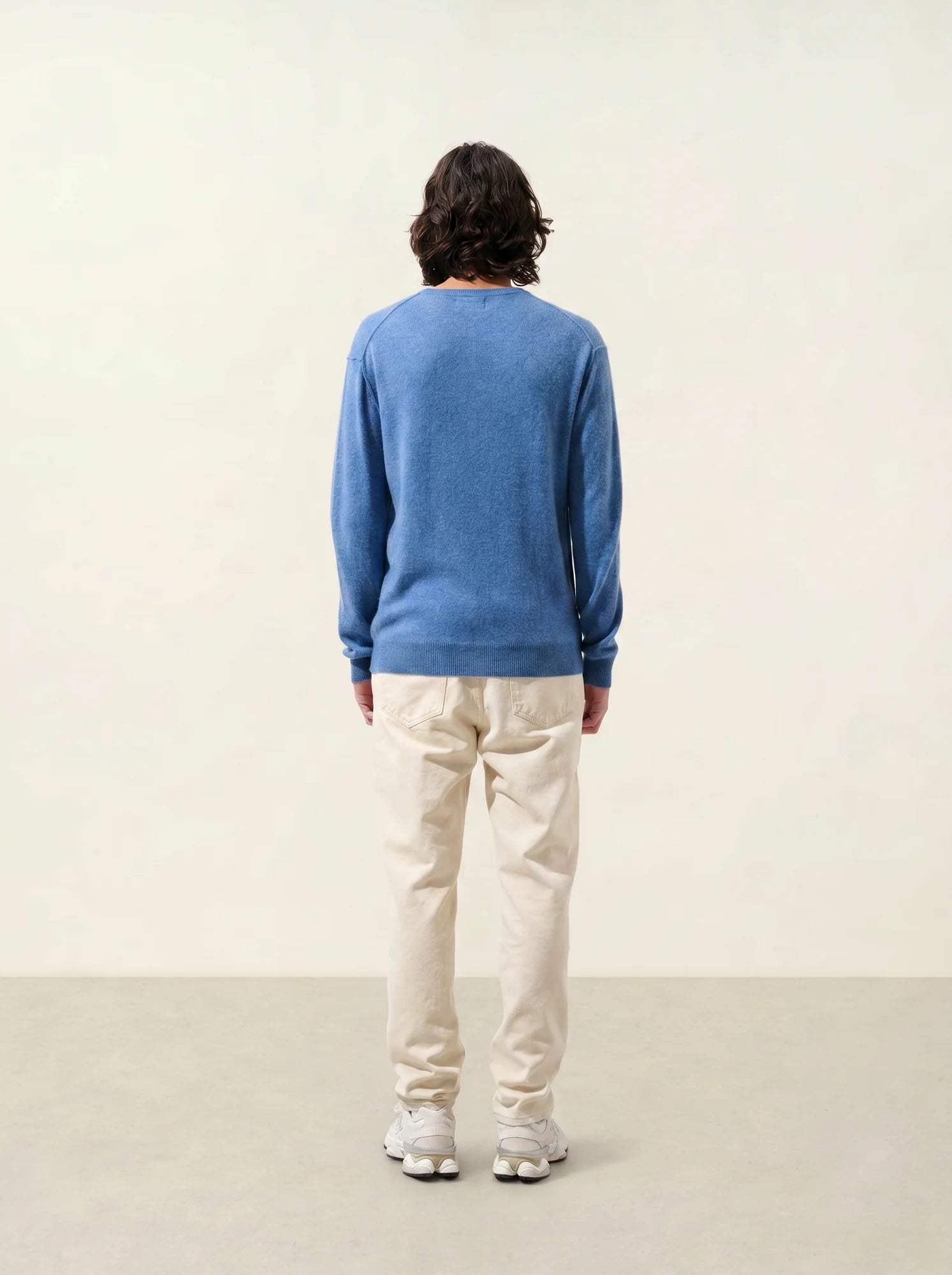 NOLAN sweater crew neck denim blue