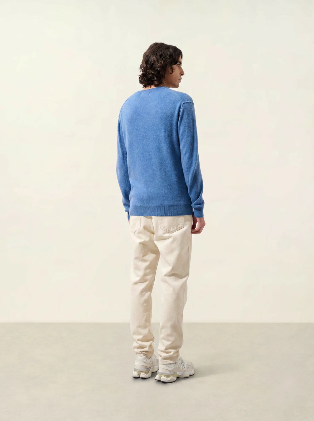 NOLAN sweater crew neck denim blue