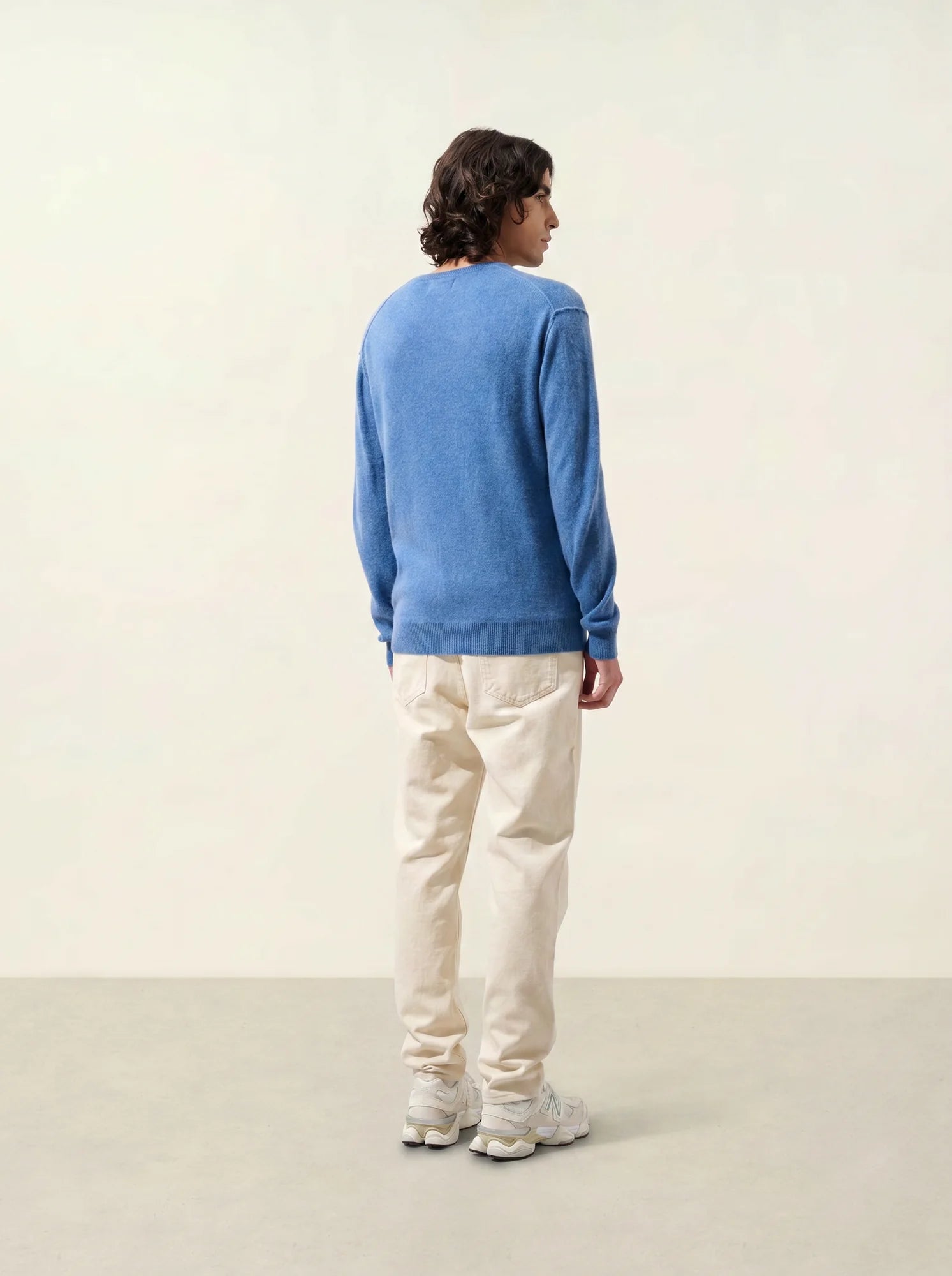 NOLAN sweater crew neck denim blue