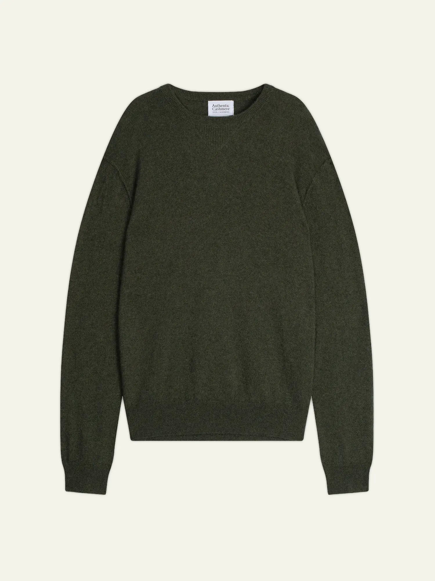 NOLAN pullover rundhalsausschnitt khaki meliert