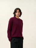 NOLAN sweater crew neck blackberry