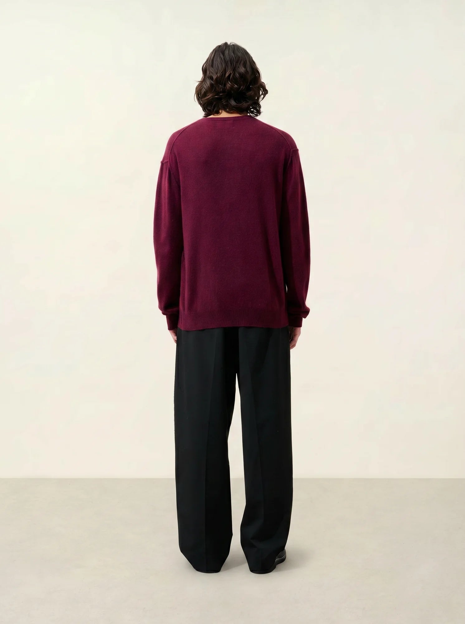 NOLAN sweater crew neck blackberry