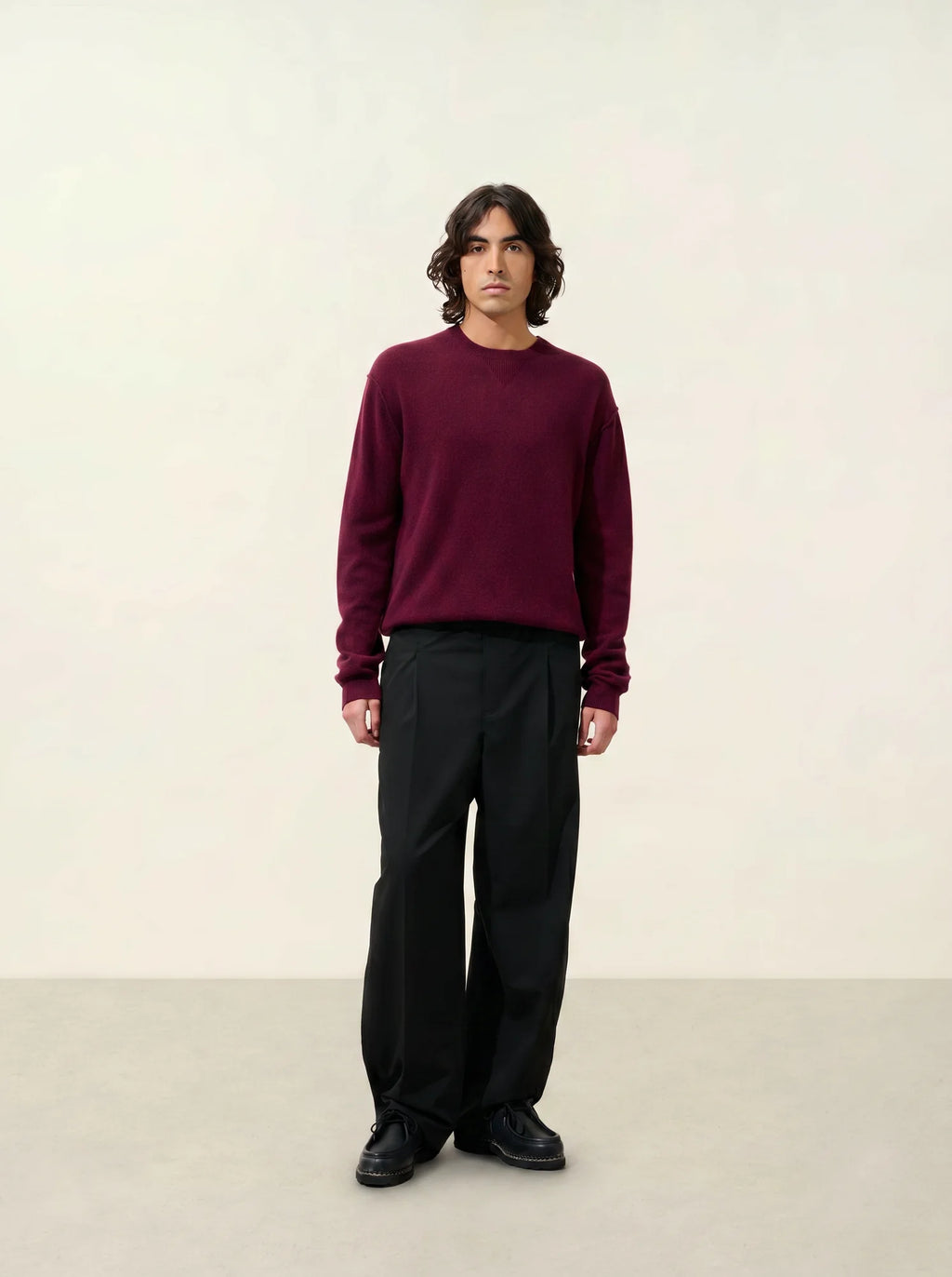 NOLAN sweater crew neck blackberry