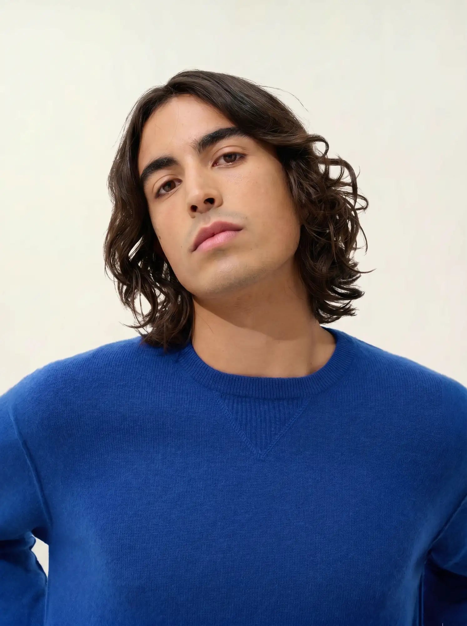 NOLAN sweater crew neck ultramarine