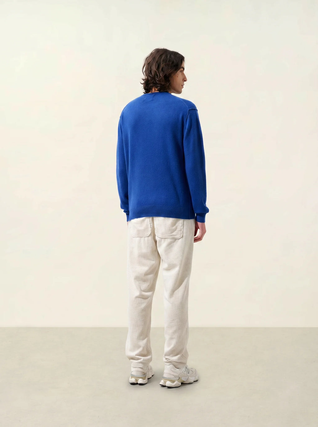 NOLAN pull col rond outremer