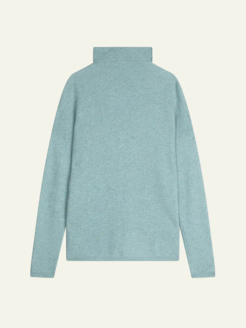 COLLIN Sweater Turtleneck Heather Aqua