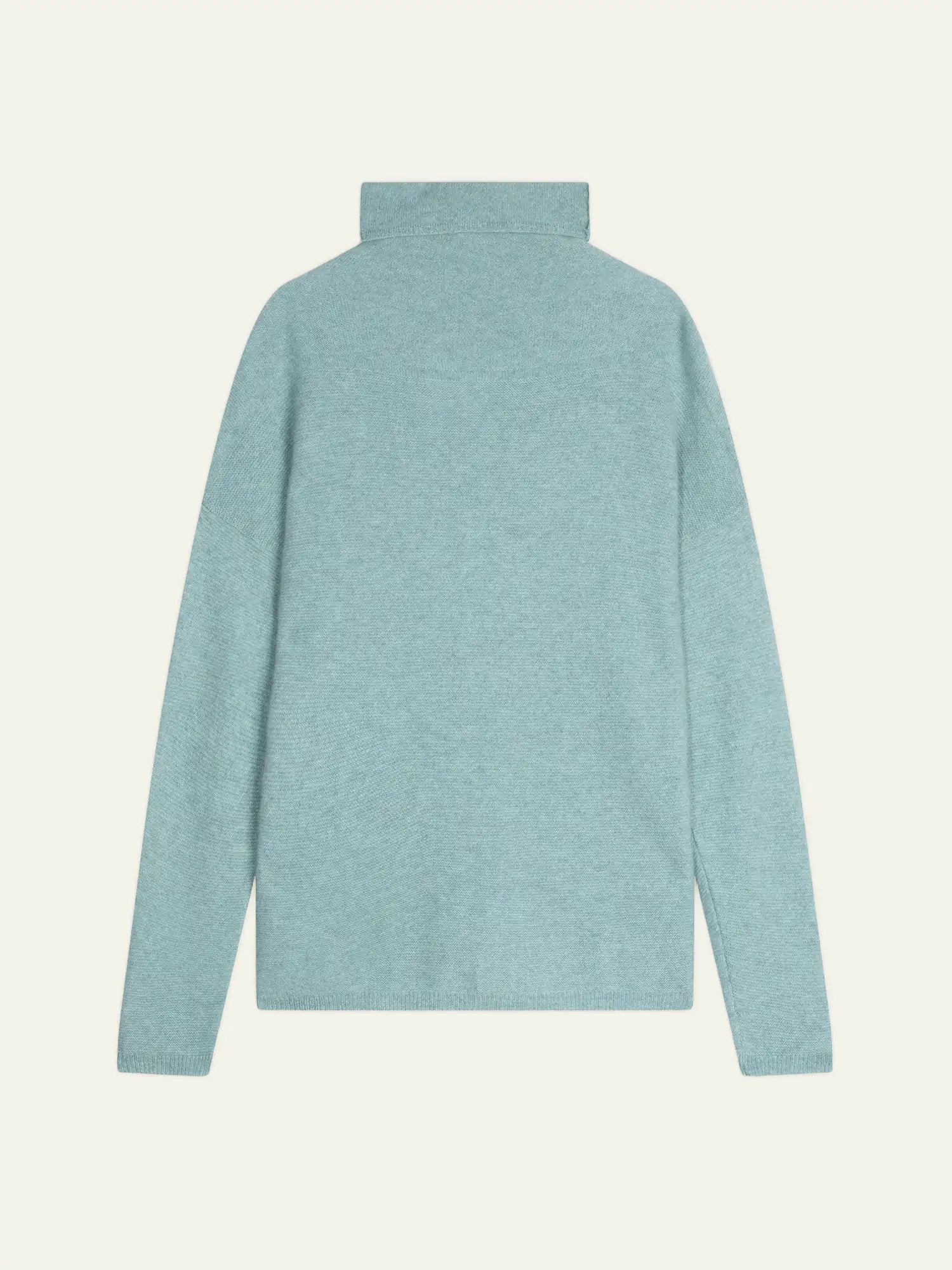 COLLIN Sweater Turtleneck Heather Aqua
