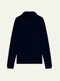 COLLIN Pull Col Roulé Bleu Marine
