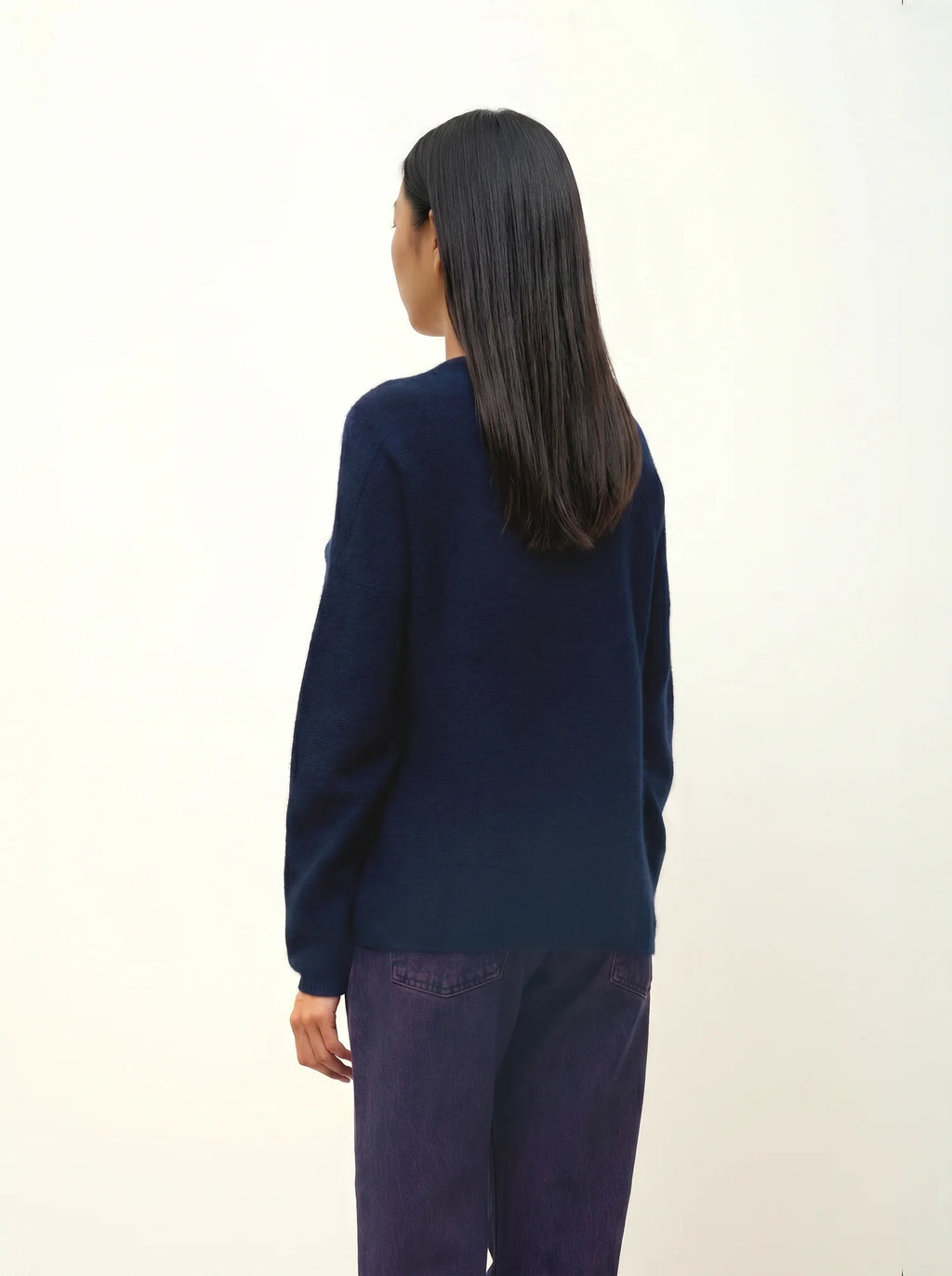 COLLIN pullover rollkragen marineblau