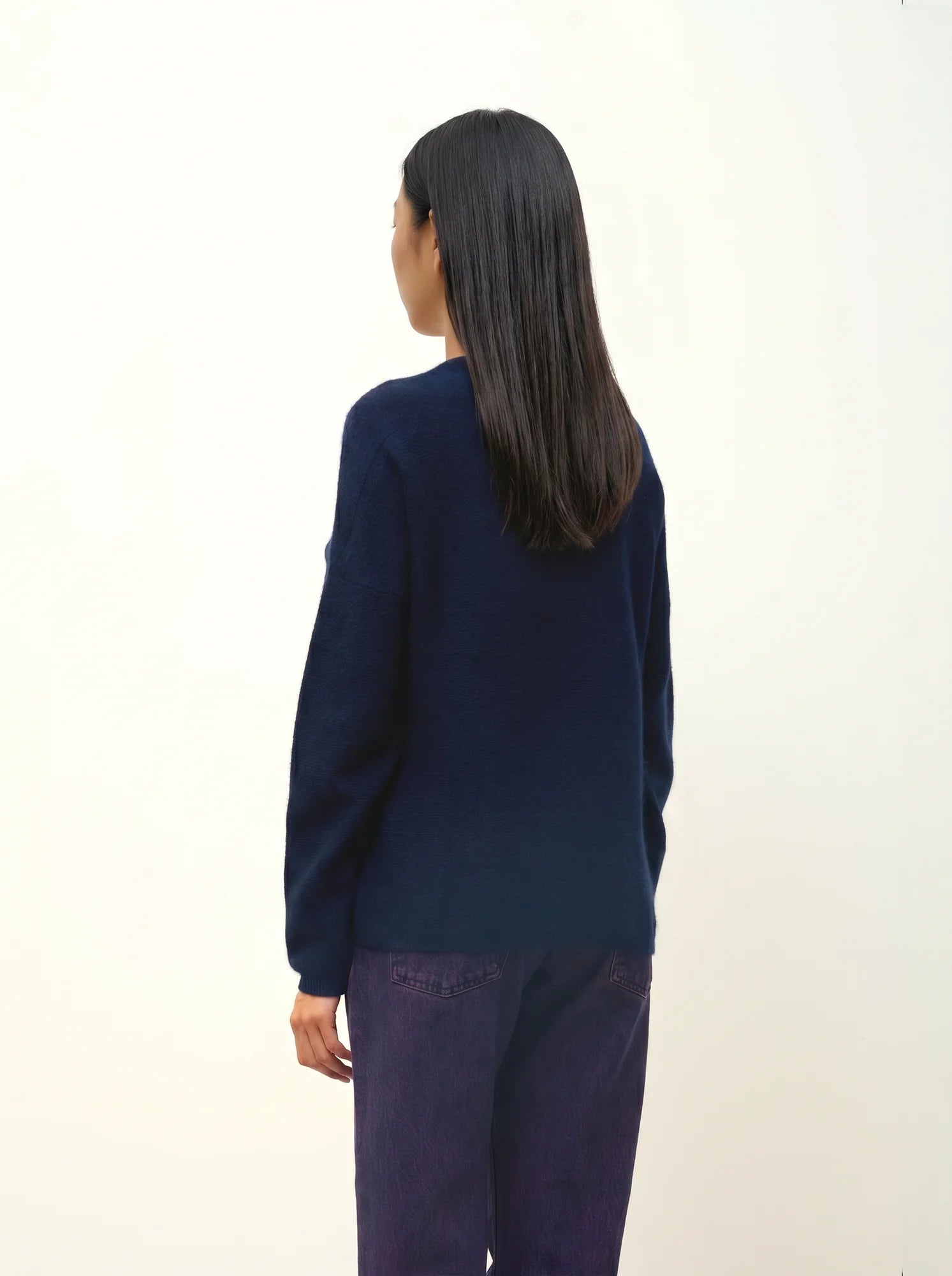COLLIN pullover rollkragen marineblau