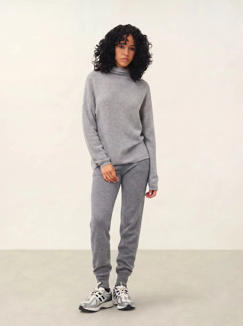 COLLIN pullover rollkragen wolke meliert