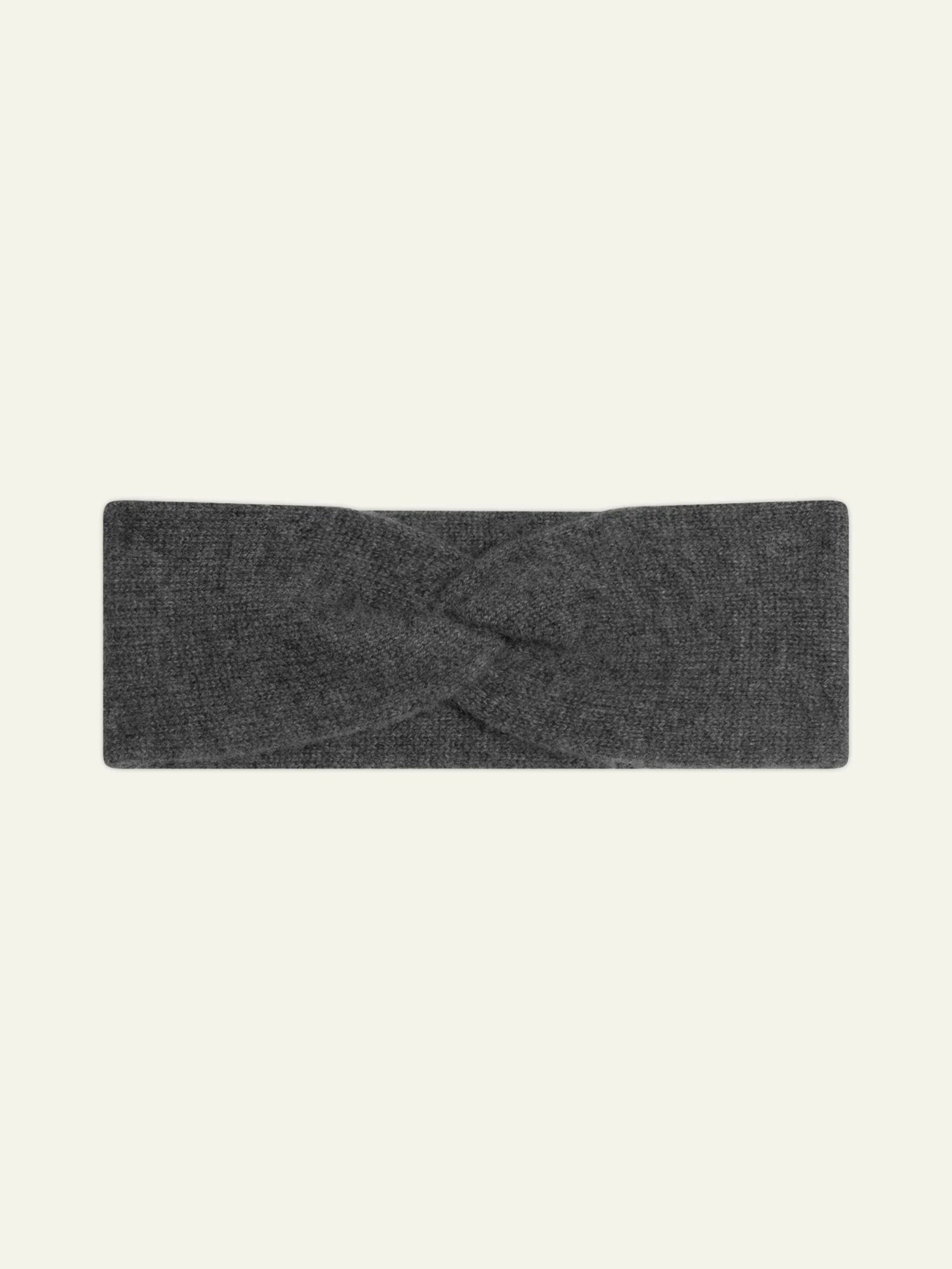 PAT headband 4 ply heather charcoal