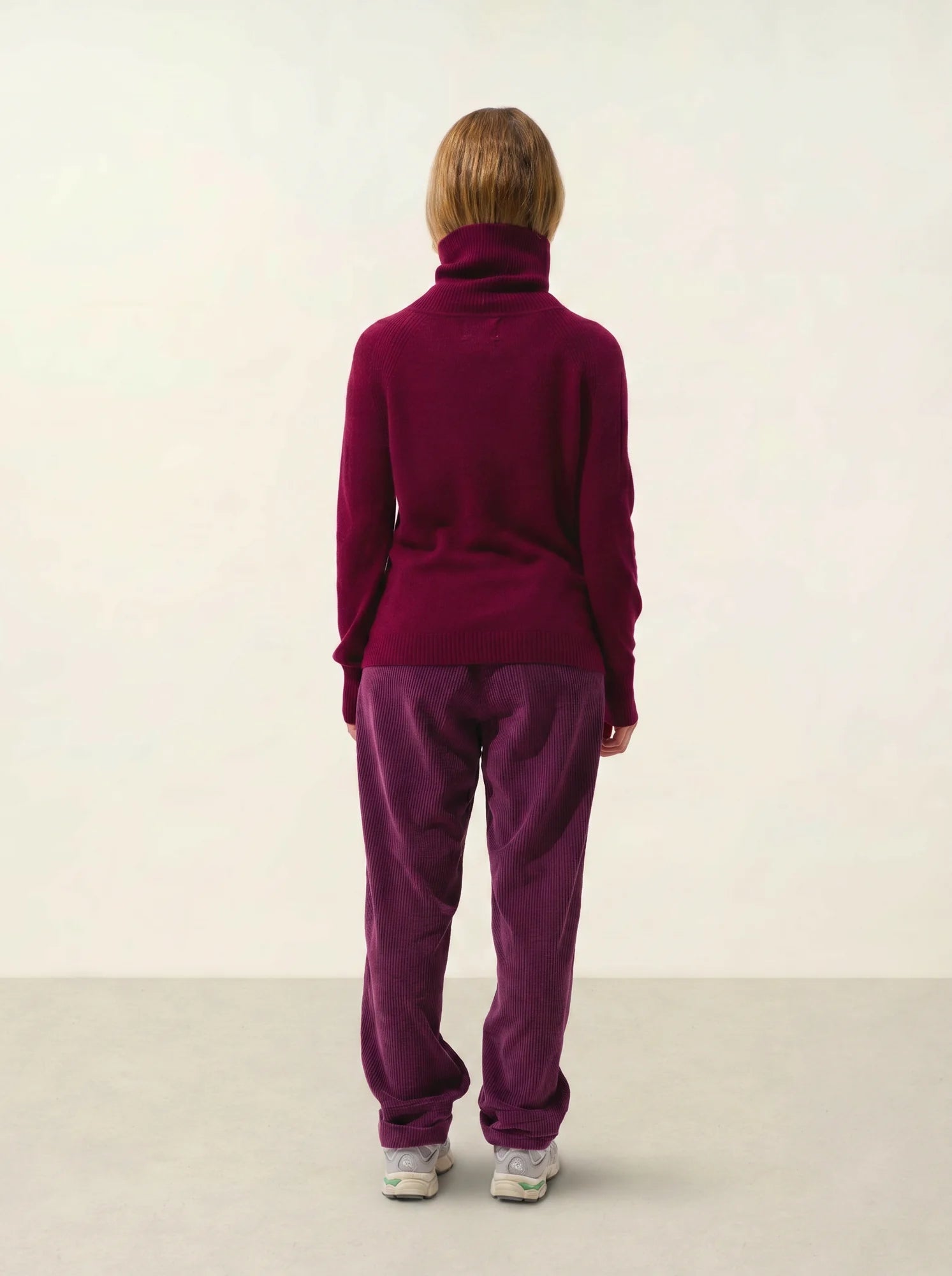 DOLCE pullover rollkragen bordeaux