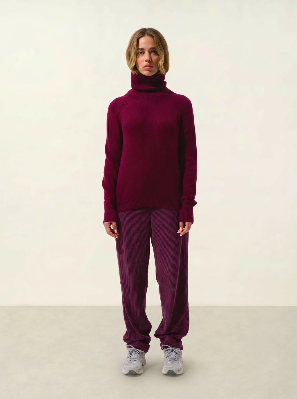 DOLCE pullover rollkragen bordeaux