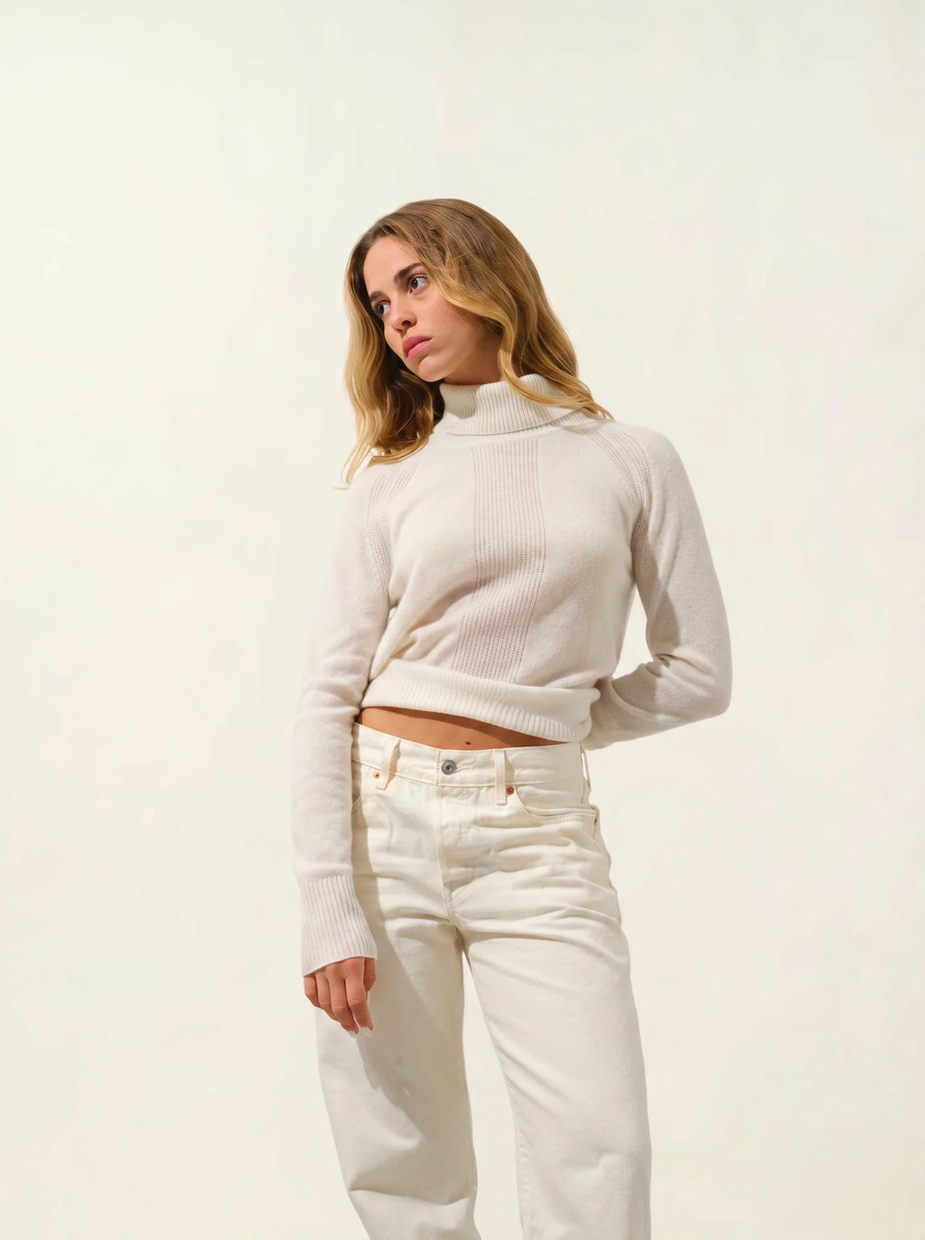 DOLCE Sweater Turtleneck Ivory