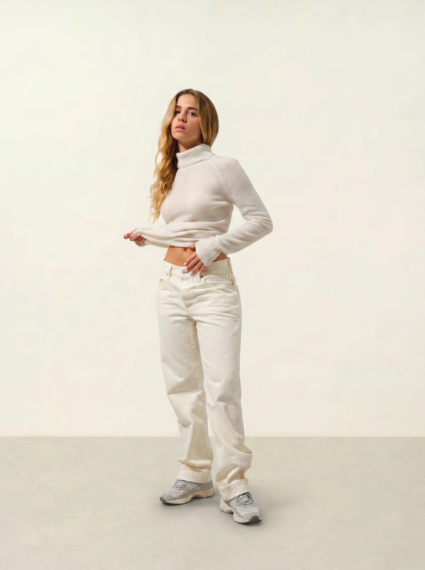 DOLCE Sweater Turtleneck Ivory
