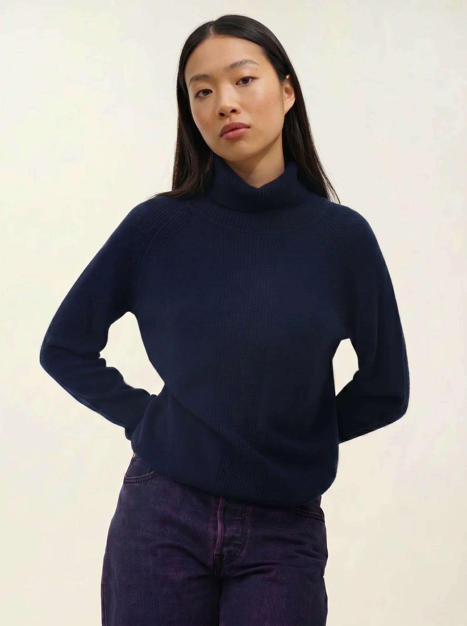 DOLCE Sweater Turtleneck Navy