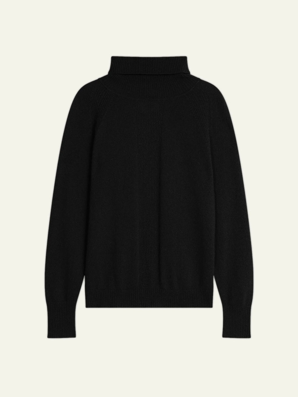 DOLCE pull col roulé noir