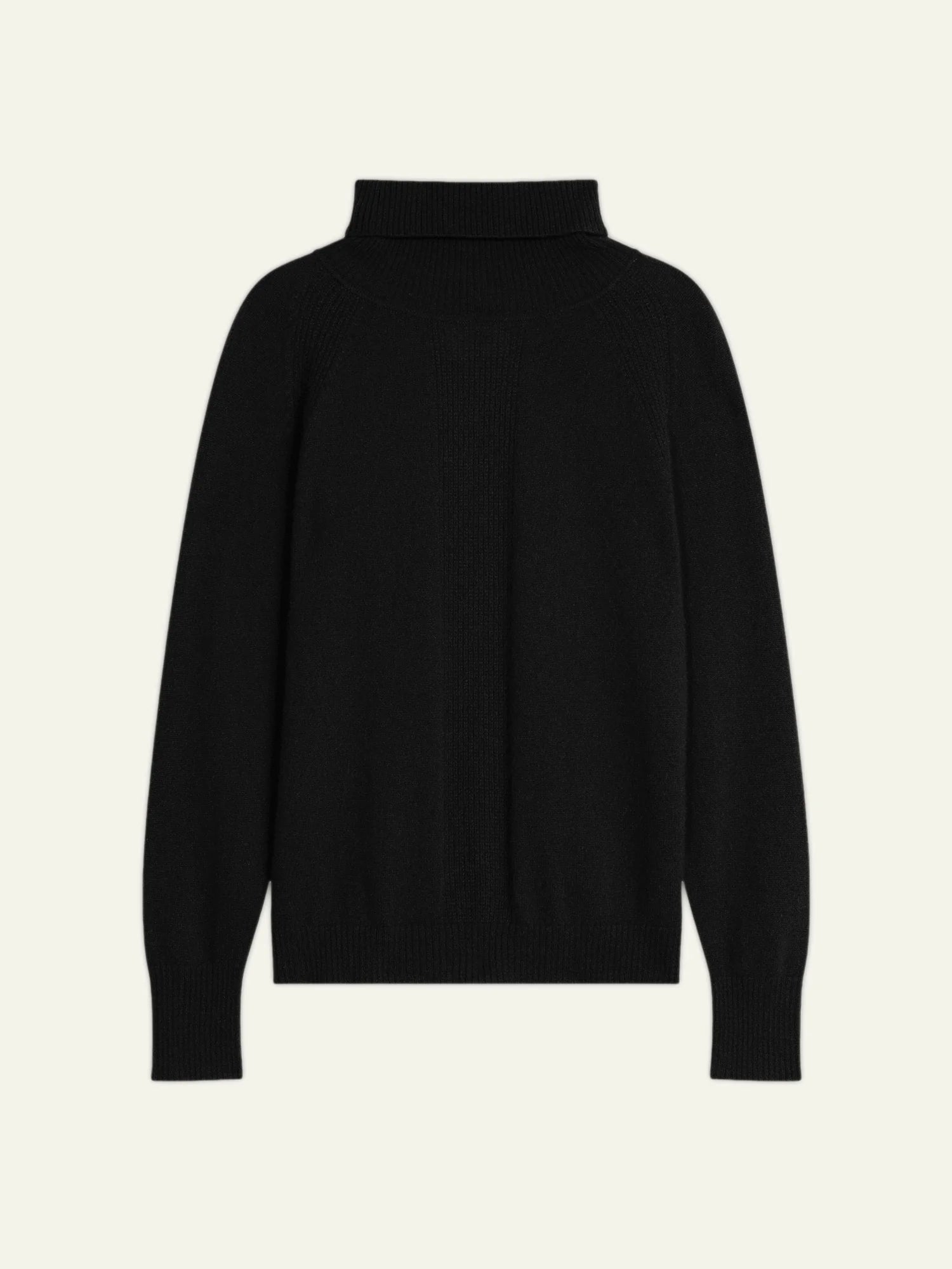 DOLCE pull col roulé noir