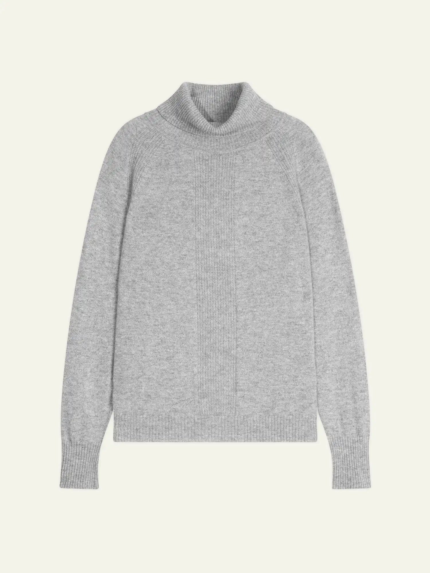 DOLCE pull col roulé nuage chiné