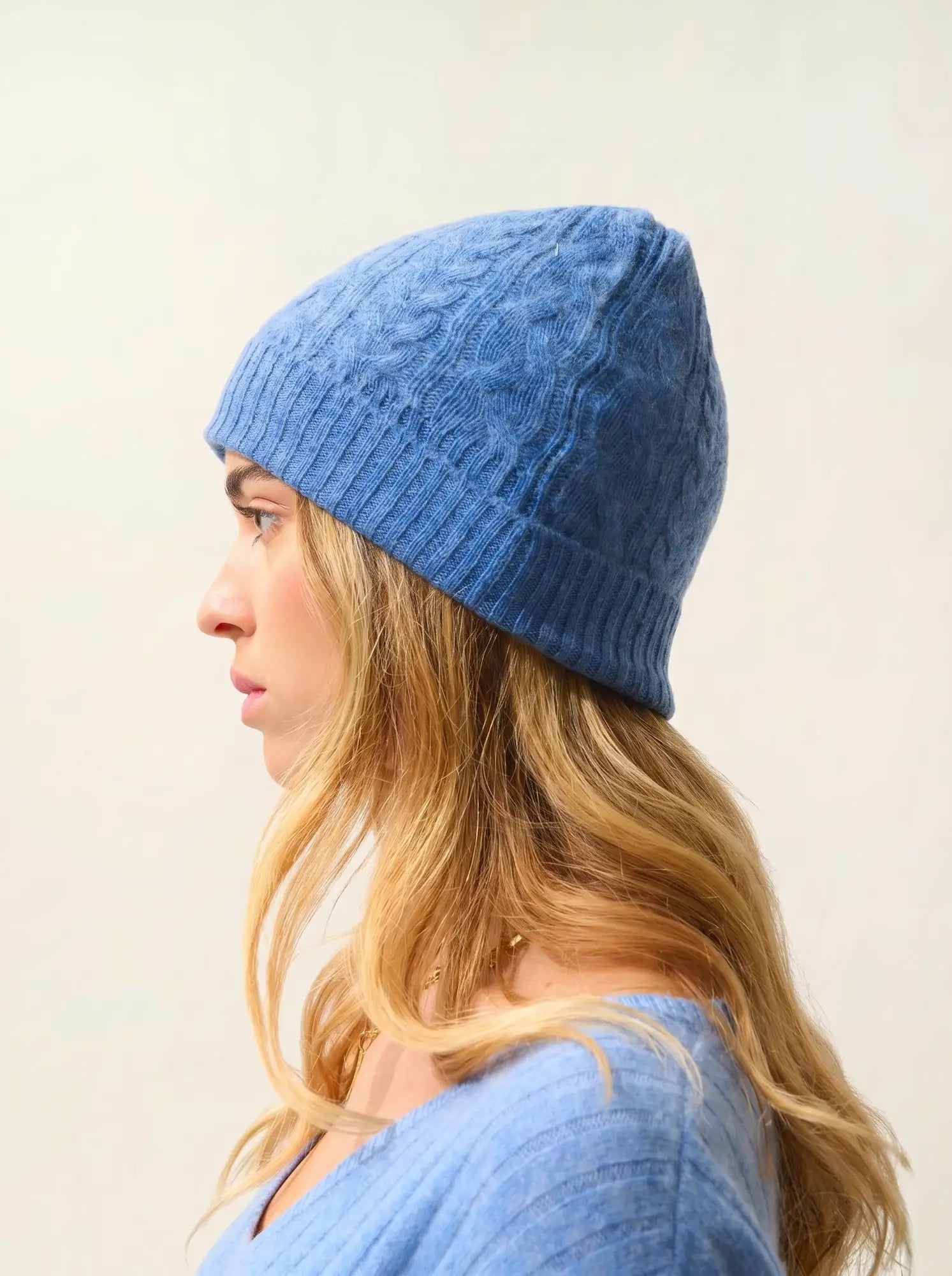SCOTT Bonnet 4 Fils Bleu Denim
