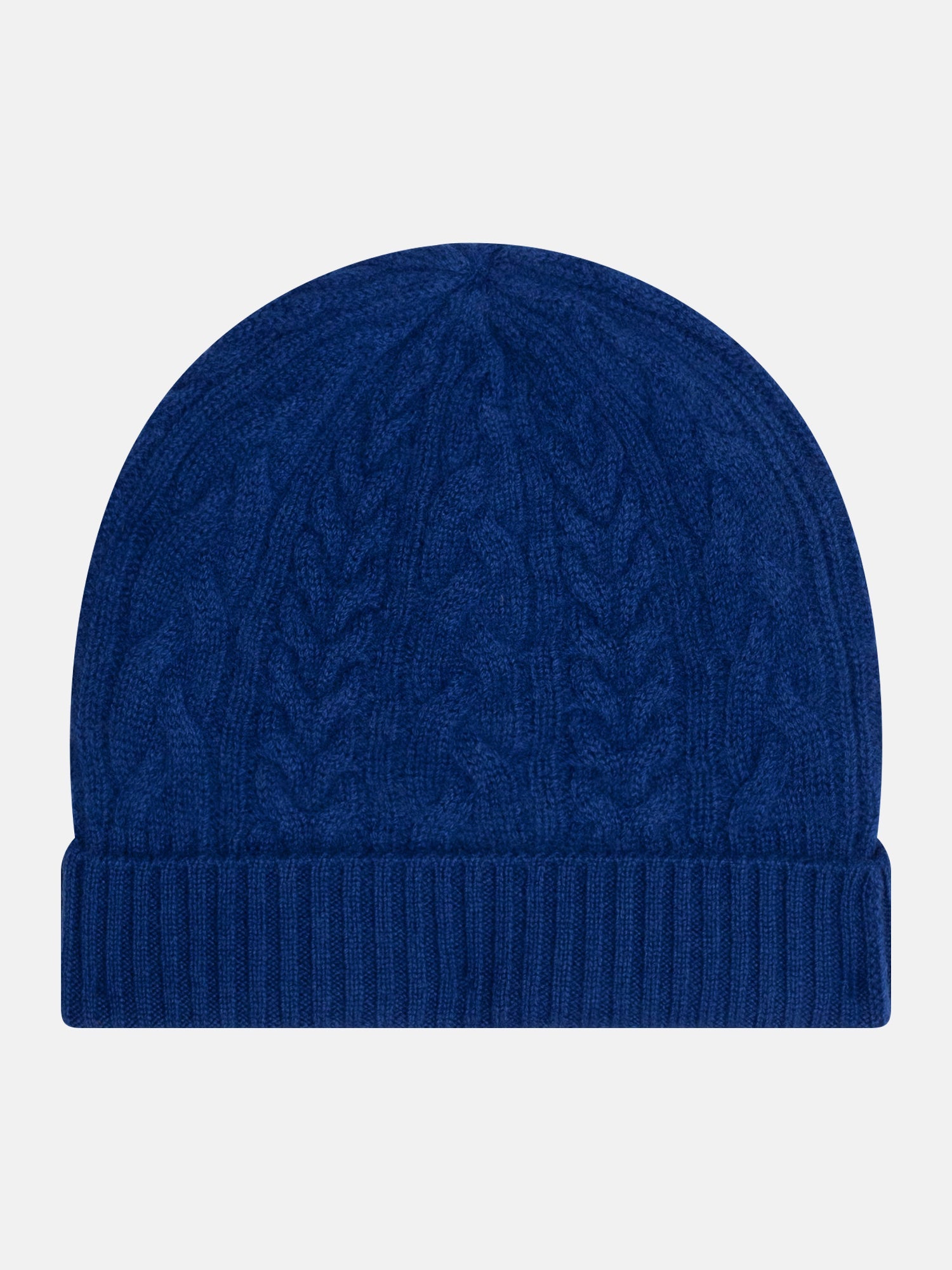 SCOTT 4-ply ultramarine 100% cashmere beanie