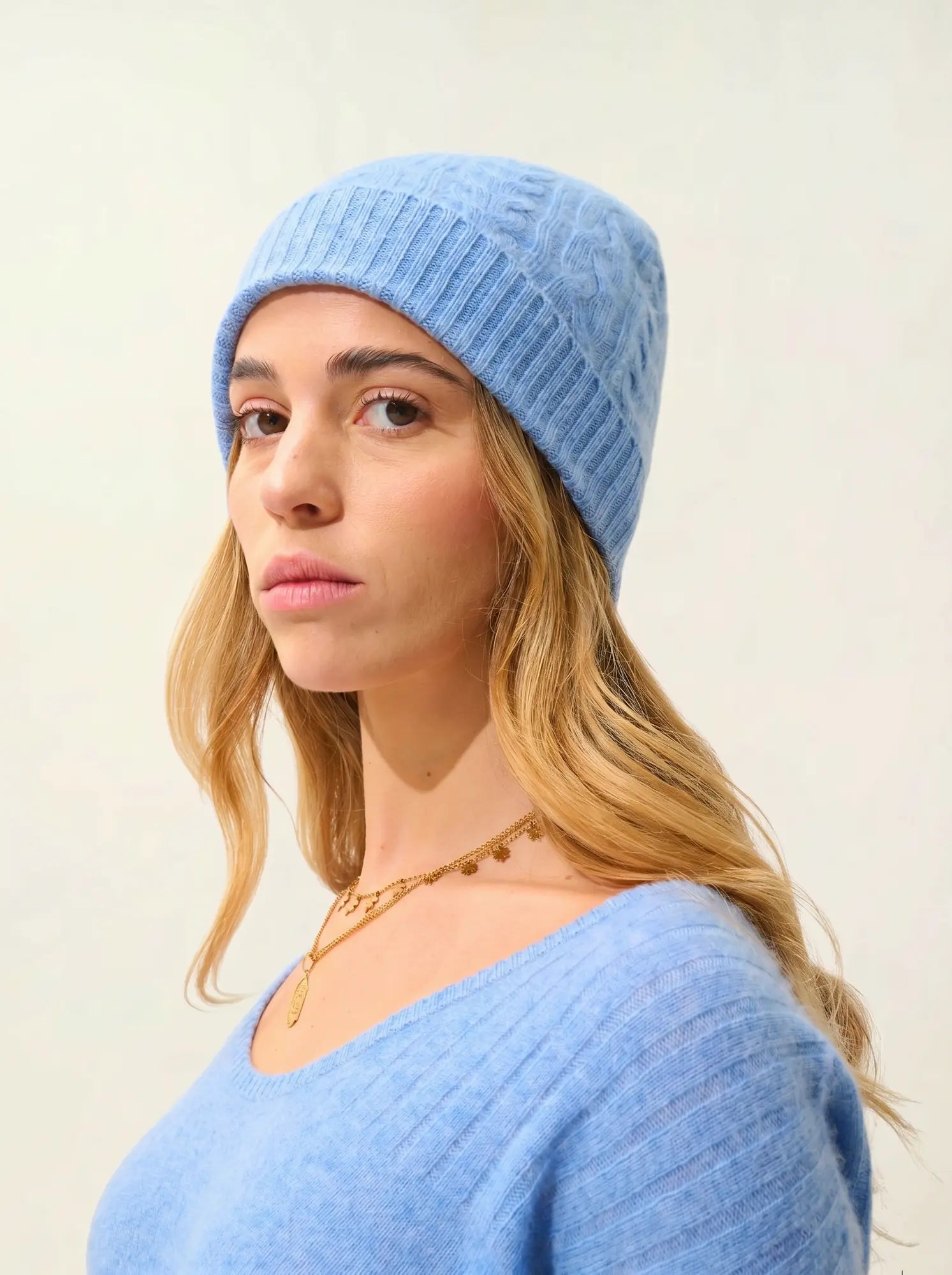 SCOTT beanie 4 ply sky