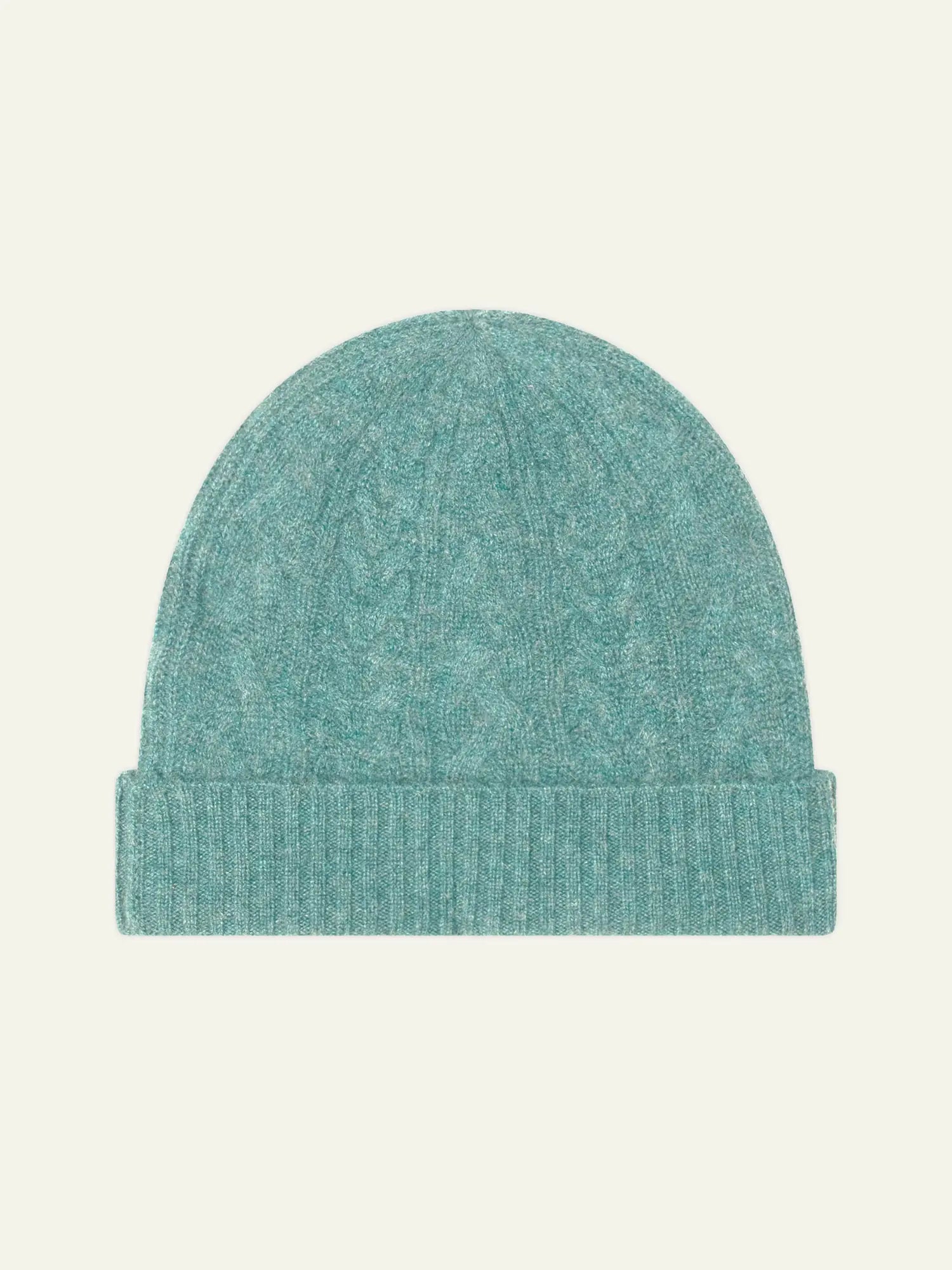 SCOTT beanie 4 ply heather green