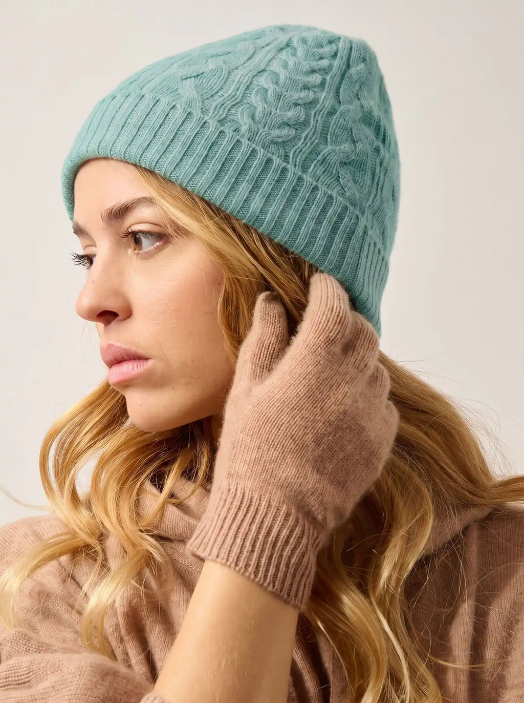 SCOTT Beanie 4 Ply Heather Green