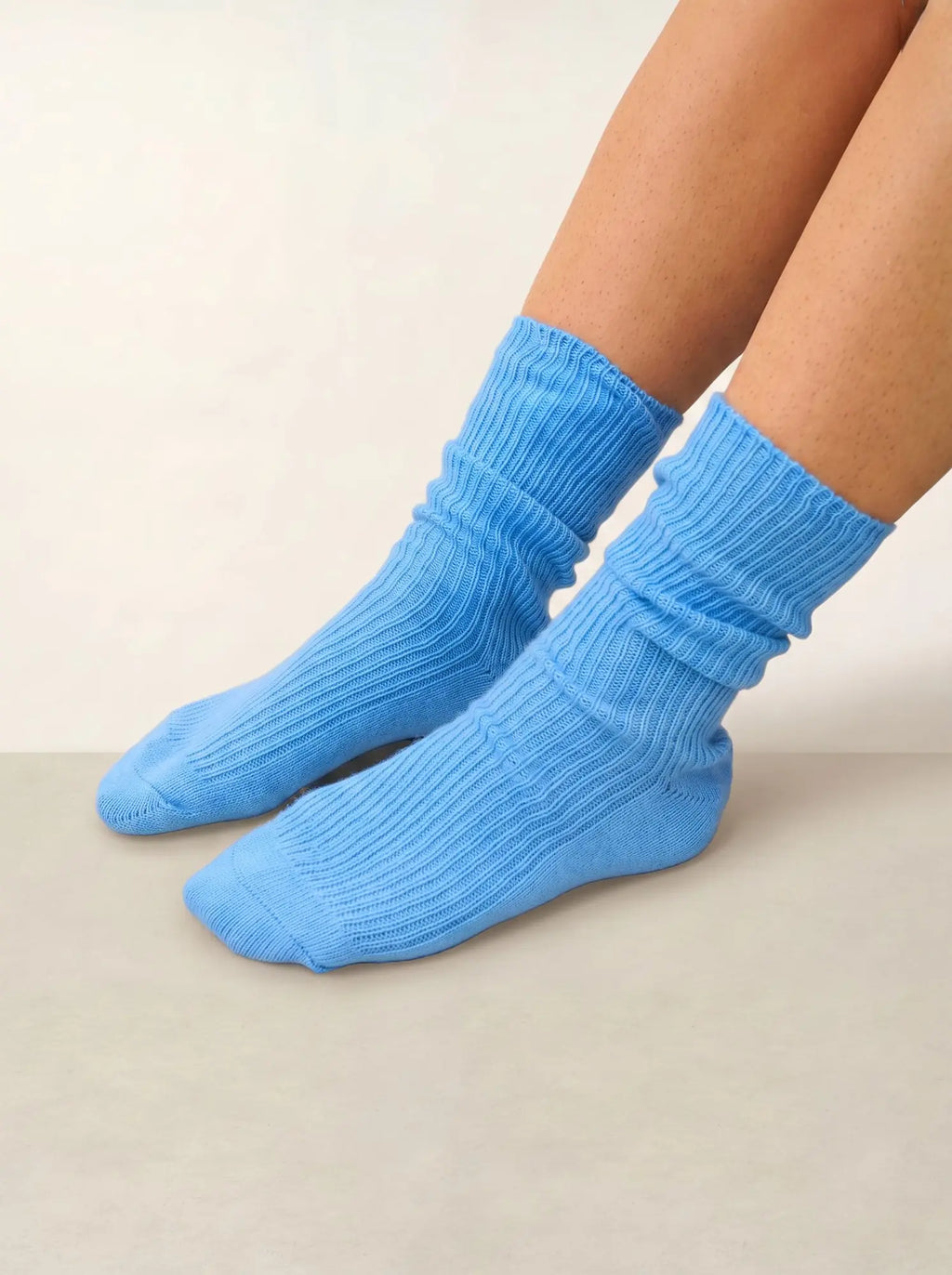 CHEWILA Socken 4-fädig Babyblau