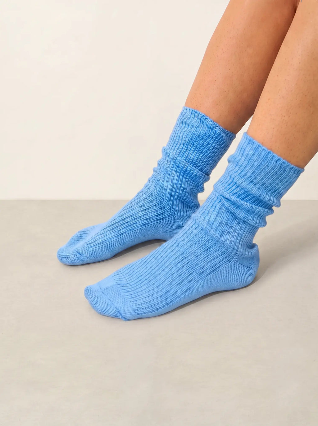 CHEWILA Socken 4-fädig Babyblau