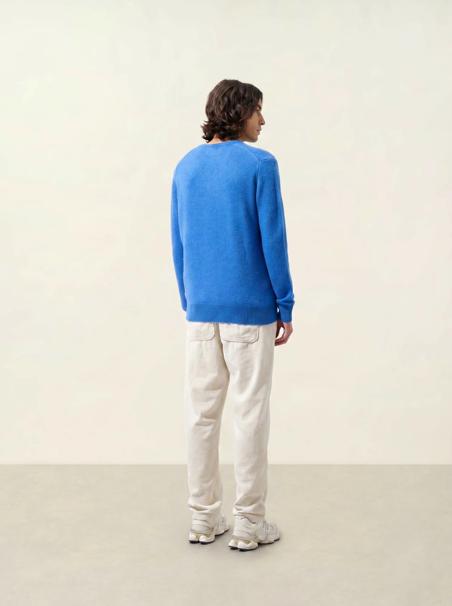 VICTOR pullover v-ausschnitt 4-fädig elektroblau