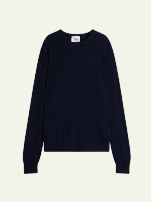 AIGLIÈRE pull col rond caviar