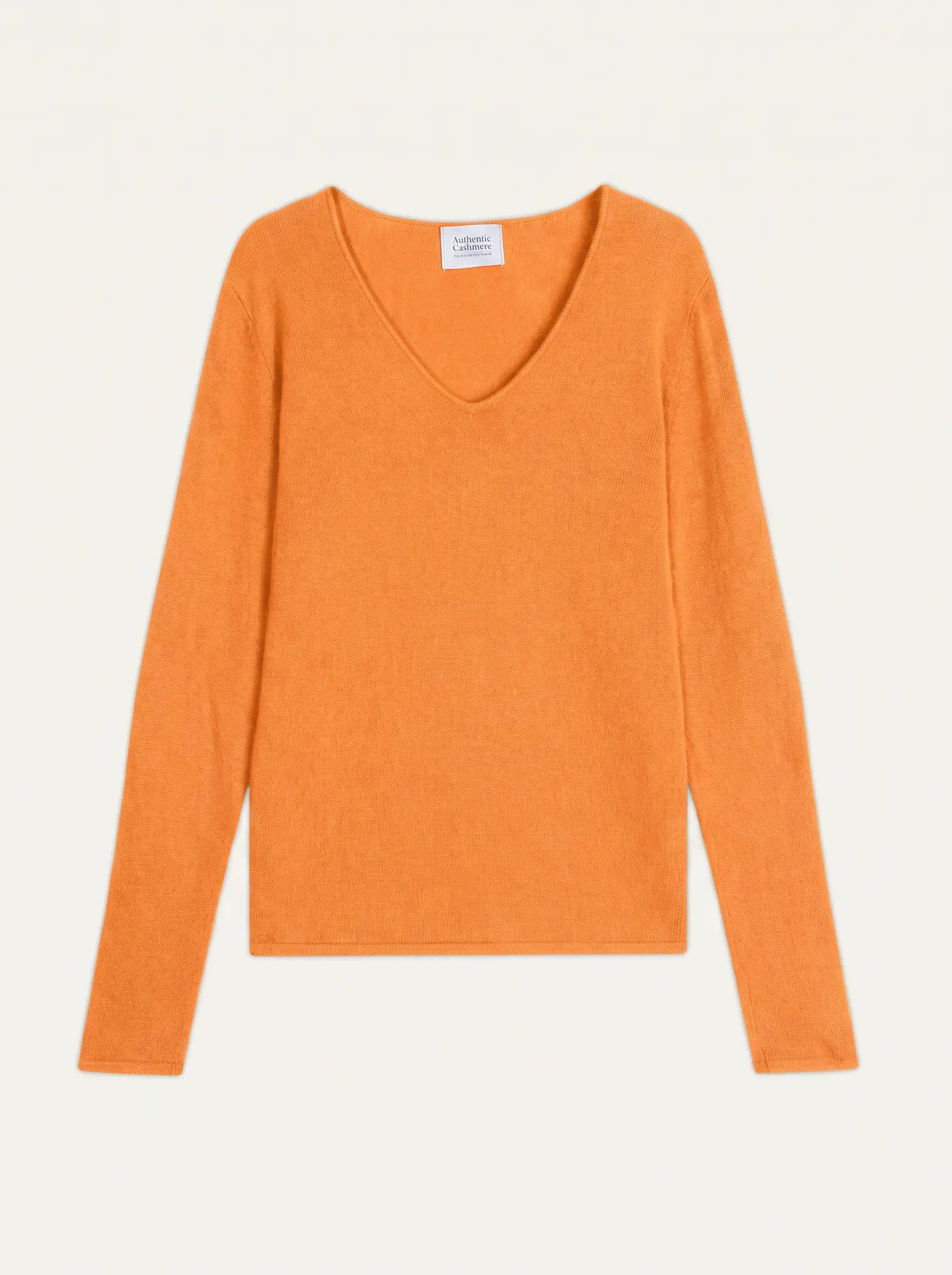 GALISE Pullover V-Ausschnitt Neonmandarine
