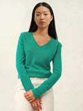 GALISE pull col V menthe