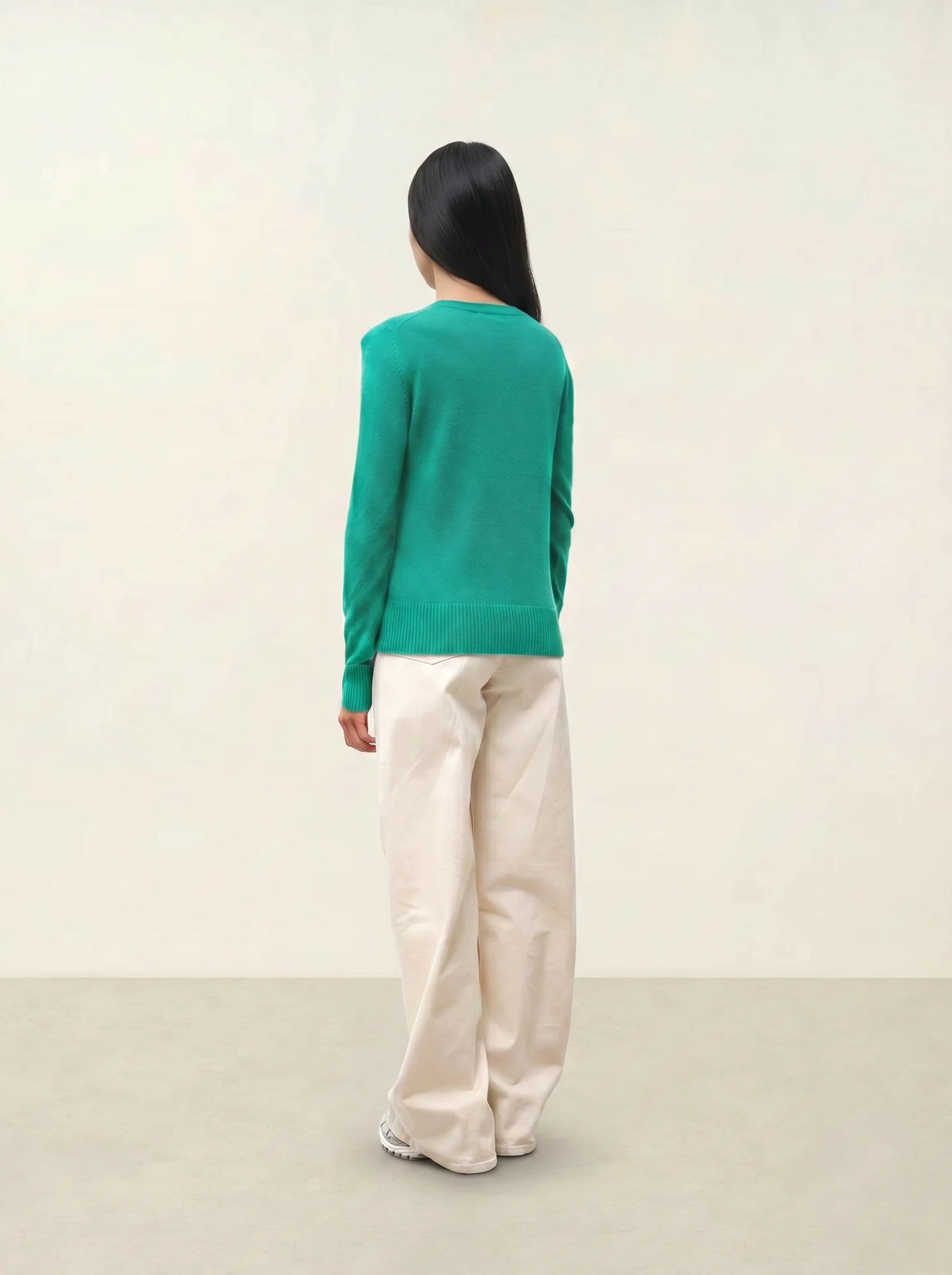 GALISE pull col V menthe