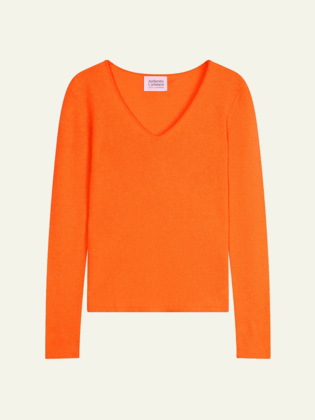 GALISE pullover v-ausschnitt orange neon