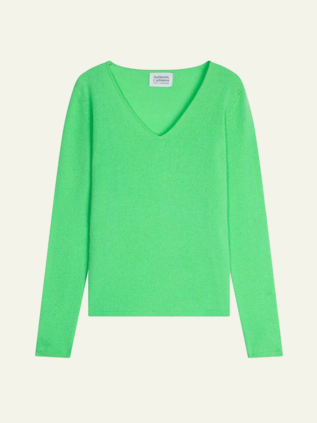 GALISE Trui V-hals Neongroen