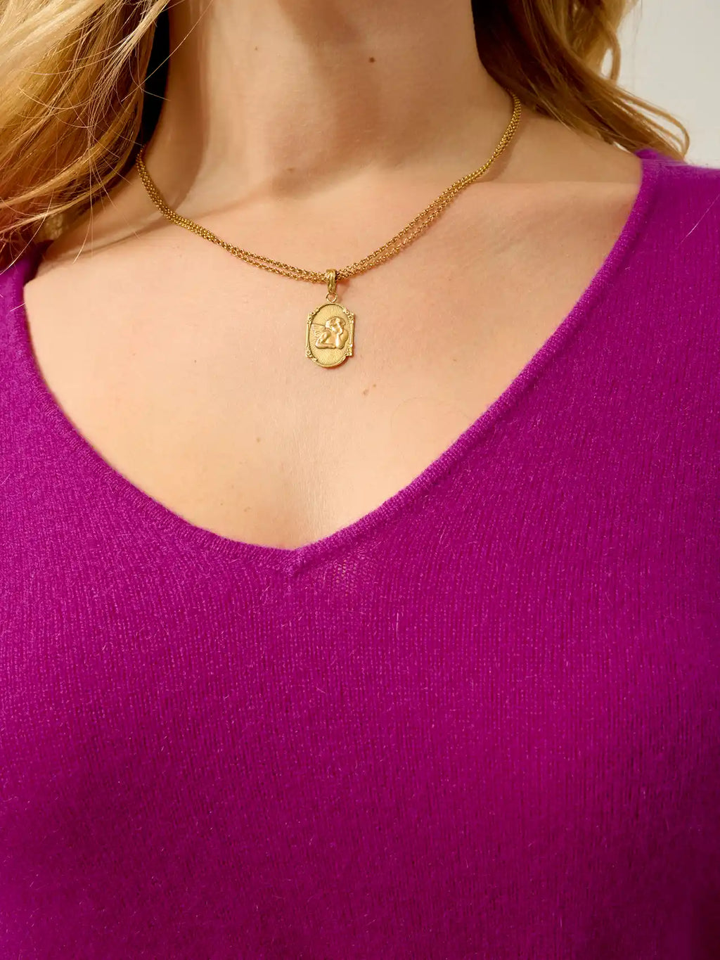 GALISE pull col V violine