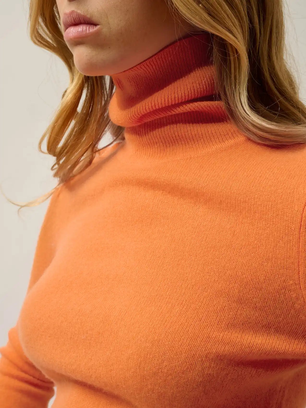 BISE Pullover Rollkragen Mandarine
