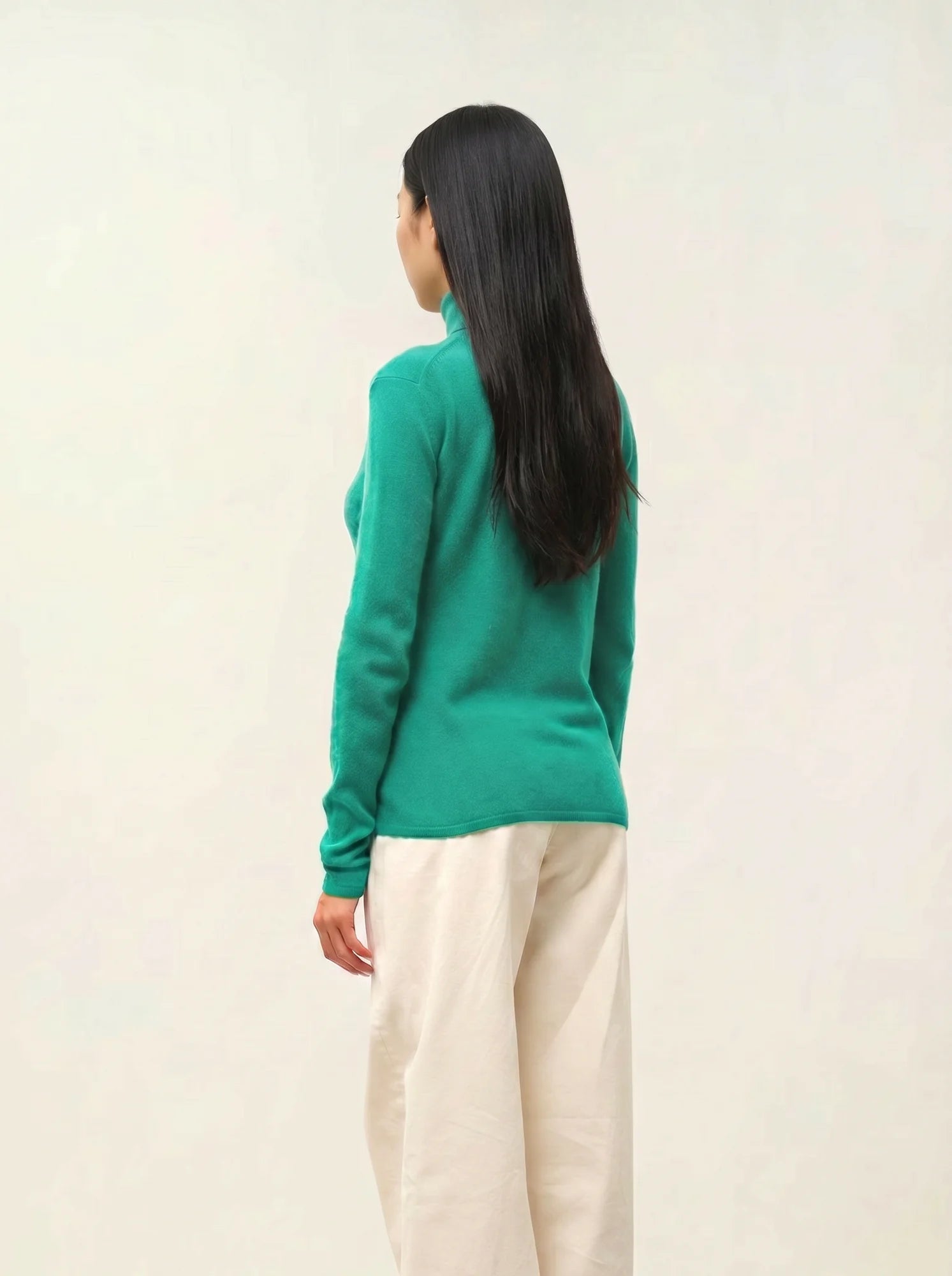 BISE Pullover Rollkragen Minzgrün