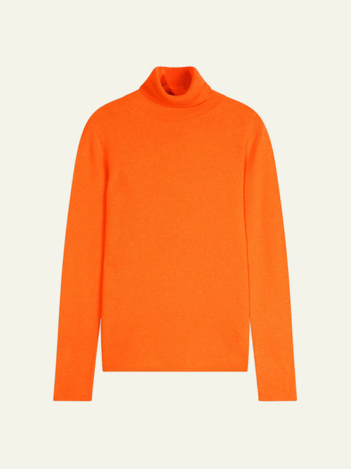 BISE pullover rollkragen orange neon