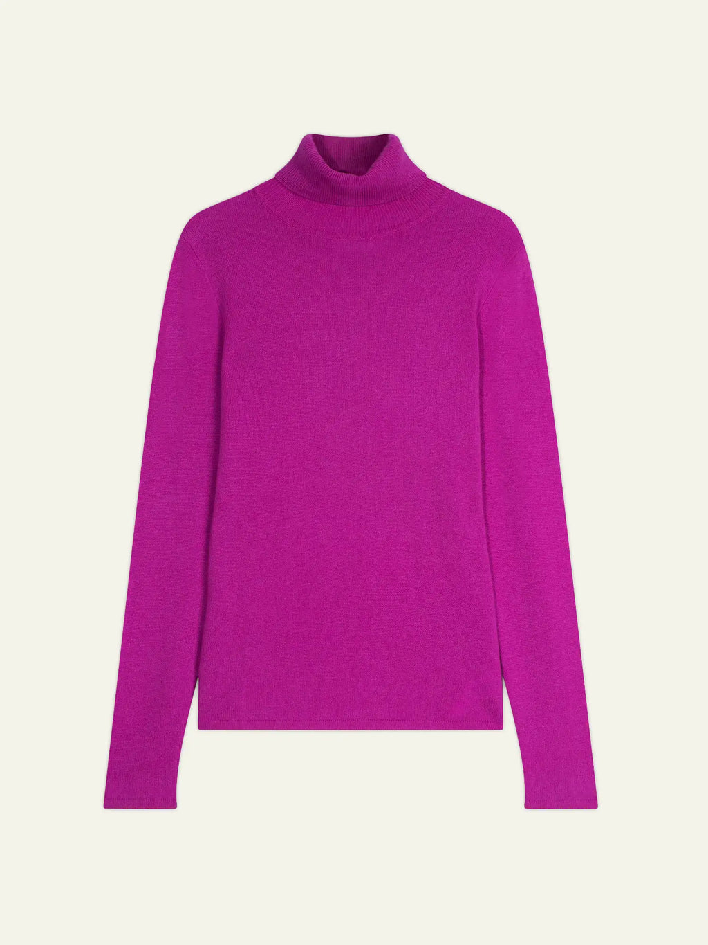 BISE Pull Col Roulé Violet Fluo
