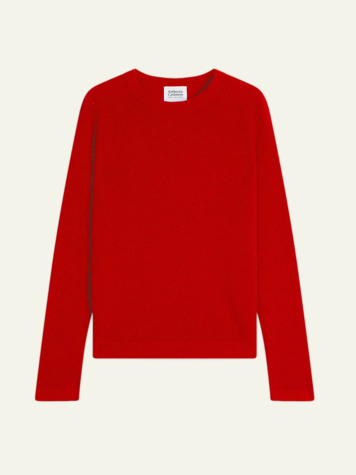 ECRIN Pullover Rundhalsausschnitt Karmin