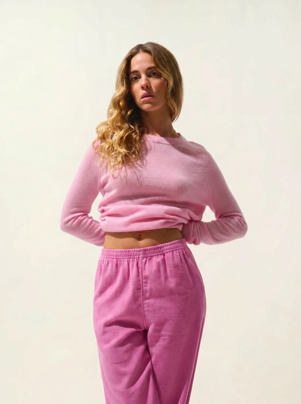 ECRIN pull col rond dragée